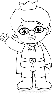 Here is a free coloring page of daniel tiger. Prince Wednesday The Friend Of Daniel Tiger Coloring Pages
