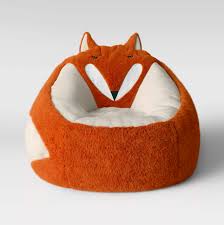 An Adorable Fox Bean Bag Chair That Ll Ensure Your Little One Always Has A Cozy Place To Read A Story Or Take Kids Bean Bags Bean Bag Chair Bean Bag Chair