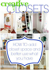 (2) sheets plywood = $35. Remodelaholic 14 Creative Closet Solutions To Organize And Add Storage Space