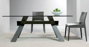 This page is a sub category of contemporary furniture. Contemporary Table Piana Bross Italia Glass Oak Base Walnut Base