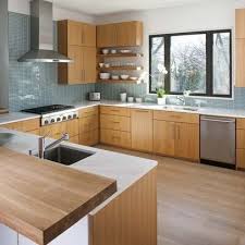 mid century modern kitchen design