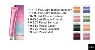Schwarzkopf Professional Igora Royal Pearlescence Permanent Color Creme Shades Hair Color Chart Schwarzkopf Color Hair Color Formulas