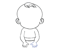 Remember all the apple puree you fed your little munchkin while weaning? How To Draw A Baby In A Few Easy Steps Easy Drawing Guides