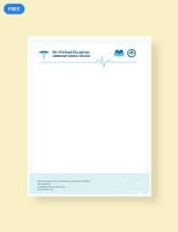 It is an informative document which contains all the information about the doctor and his hospital. Doctor Letterhead Format Template Free Jpg Illustrator Word Apple Pages Psd Publisher Template Net Letterhead Format Letterhead Template Word Letterhead