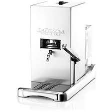 The vertuo coffee and espresso coffee machine conveniently makes 5, 8, 14, 18 oz coffee as each machine includes a complimentary welcome set of 12 nespresso vertuo capsules with unique aroma profiles. La Piccola Silver Lever Coffee Machine Alzashop Com