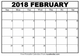 February 2018 calendar starts with sunday as starting of week begin. February 2018 Calendar Print This Calendar And Enter Your Flickr