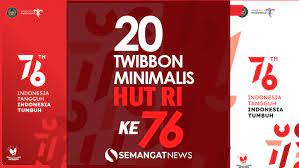 Dimana banyak masyarakat indonesia yang telah siap untuk menyelenggarakan hari kemerdekaan tersebut di bulan agustus mendatang. Twibbon 17 Agustus 2021 Bingkai Foto Pilihan Minimalis Hari Kemerdekaan Ri Ke 76 Twibbonize Com Semangat News