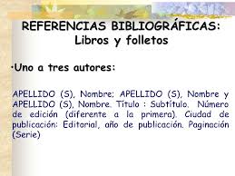 Referencias bibliográficas