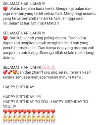 Untuk lisan yang tak terjaga, janji yang tak terpenuhi. Macam Dah Tau Nak Pergi Isteri Sempat Wish Birthday Suami 7 Jam Sebelum Ajal Kisah Dunia
