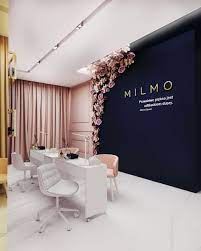 Maybe you would like to learn more about one of these? Salon Pieknosci Tychy Foorma In 2020 Beauty Room Decor Nail Salon Decor Salon Interior Design
