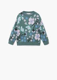 Pull bébé fille en tricot ouverture boutonnée épaule : Pull Over Maille Jacquard Fille Mango Kids France Cardigan Tricot Pull Over