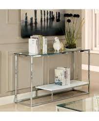 Furniture Of America Nadia Glass Top Console Table Reviews Furniture Macy S Decoracao De Parede Aparador De Vidro Decoracao