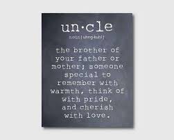An Uncle Is A Person Quote Typography Wall Art Print Or Etsy Niece Quotes Uncle Quotes Aunt Quotes