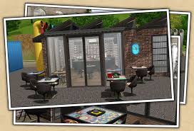 Around The Sims 3 Downloads Objects Modern Art Cafe Sims 3 Modern Modern Art