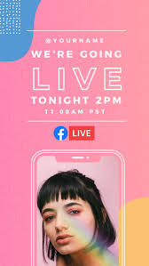 Gradient Shapes Live Announcement Template Easil In 2020 Instagram Story Overlays Instagram Social Media