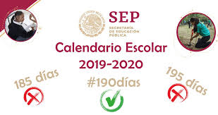 Actividades a realizar al reinicio de clases presenciales, en función del semáforo epidemiológico en verde Calendario Escolar 2019 2020 Sep Diario Educacion