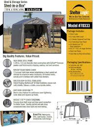 Our 10x10 sheds make the ideal garden workshop or garden storage. Shelterlogic 10x10 Shed In A Box 8 Tall 70333