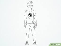 Wavy hair is often quite full and elevated. How To Draw A Boy 5 Steps With Pictures Wikihow