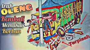 Oppa muda dan anti gosip goyang kapten oleng truk mbois youtube. Cara Simple Menggambar Mobil Truk Oleng Tabrak Tiang Listrik Youtube