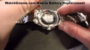 swiss army watch battery replacement mens watch