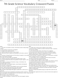 Our 2nd grade past tense verbs worksheets help young learners determine how to use verbs, depending on when an action occurs. Free Printable Crossword Puzzles For 7th Graders Printable Crosswordpuzzles Net
