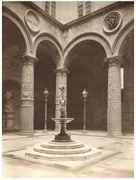 Le sale e i cortili. Italie Firenze Interno Dal Palazzo Vecchio By Photographie Originale Original Photograph 1880 Photograph Photovintagefrance