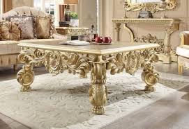 Antique coffee tables, victorian burr walnut & inlaid coffee table. Hd 8086 Homey Design Occasional Tables Victorian Style European Classic Design