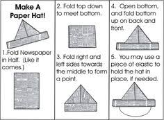 We did not find results for: 14 Paper Hats And Such Ideas Hats Paper Hat Newspaper Hat