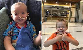 The signs and symptoms of the tumor include lethargy, headache, vomiting, paralysis on one side of the body, loss of balance, etc. Boy 4 Beats Aggressive Cancerous Brain Tumor That Strikes Just 30 Us Children A Year Daily Mail Online