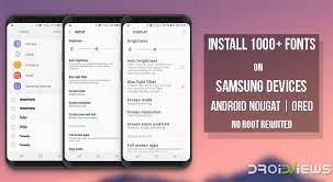 To adjust the display screen zoom and/or font . Download Samsung Fonts Apk Install 1000 Fonts No Root