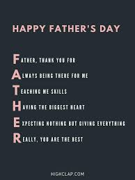Some acrostics containing only one word in each line. 35 Happy Father S Day Poems Short Acrostic Poems For Dad