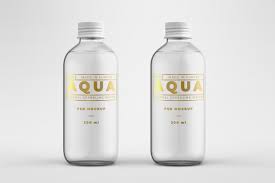 Glass Bottle Mock Up Template Glass Bottles Bottle Bottle Mockup