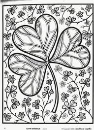 Let's have fun with the shamrock coloring page! Irish Coloring Pages