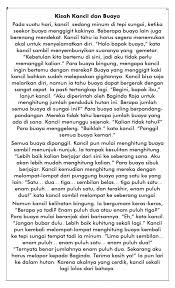 Struktur Teks Cerita Fabel Kancil Dan Buaya Berbagai Struktur