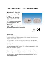 The test the alarm to make sure it is working properly. Kidde Battery Operated Carbon Monoxide Alarms Safelincs