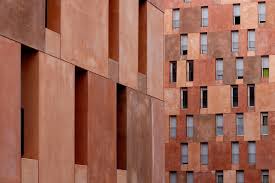 Villaverde Social Housing By David Chipperfield Madrid Spain Earthy Pink Concrete For The Facad David Chipperfield Architects Concrete Architecture Architect