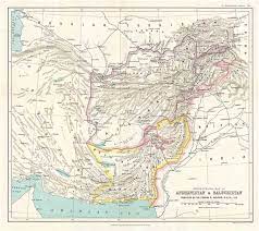 The number after the letters is the plate number of the map. Orographical Map Of Afghanistan And Baluchistan Geographicus Rare Antique Maps