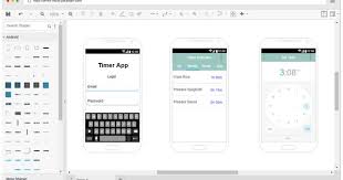Visual Paradigm Online Android Wireframe Customer Journey Mapping Timer App Wireframe Template