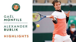 Alex de minaur aus (14). Gael Monfils Vs Alexander Bublik Round 1 Highlights Roland Garros 2020 Youtube