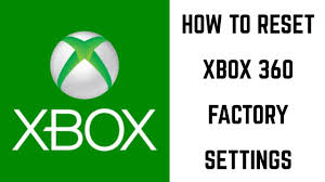 How To Reset Xbox 360 Factory Settings Youtube