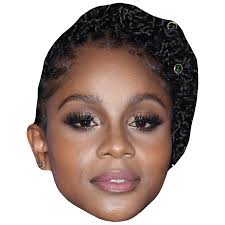 Geffri Maya Hightower (Make Up) Celebrity Mask, Flat Card Face, Fancy Dress  Mask