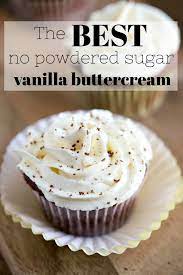 Light And Fluffy Vanilla Frosting That S Made Without Powdered Sugar Frosting Recipes Easy Vanilla Frosting Recipes Easy Icing Recipe