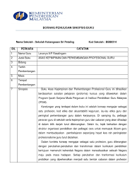 Kumpulan budiman sdn bhd.noriati a. Asas Kepimpinan Dan Perkembangan Profesional Guru