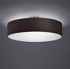 Trio Hotel Kruhove Svitidlo Z Cerneho Textilu 3x60w E27 Prum 50cm Ceiling Lights Ceiling Lamp Ceiling Lamp Shades