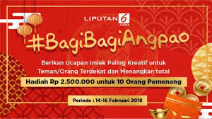 Semoga ada harapan baru yang lebih baik, dimudahkan rejeki, jodoh, karier, dan selalu diberi kesehatan. Peringati Hari Raya Imlek Liputan6 Com Bagibagiangpao Citizen6 Liputan6 Com