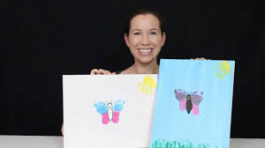 Find the perfect baby foot prints stock illustrations from getty images. How To Make Baby Footprint Artwork Butterfly Youtube