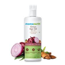 Female hair fall and hair loss is an issue that can be resolved with care and a regular routine of oiling. Mamaearth Onion Oil For Hair Regrowth And Hair Fall Control 250 Ml