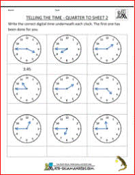 Clock Worksheet Quarter Past And Quarter To Telling Time Worksheets Time Worksheets Clock Worksheets