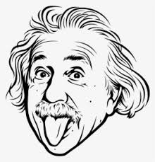 He's also known for his distinctively frizzy hair, making him a. Albert Einstein Outline Drawing Hd Png Download Transparent Png Image Pngitem