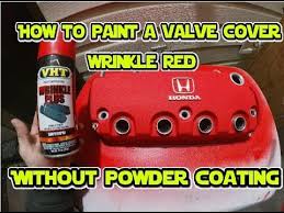 How To Spray Paint Wrinkle Red Make It Look Good Without Powder Coating Youtube